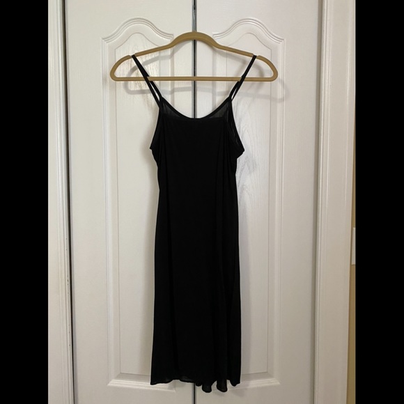 L/S black sheer print dress - Picture 6 of 6